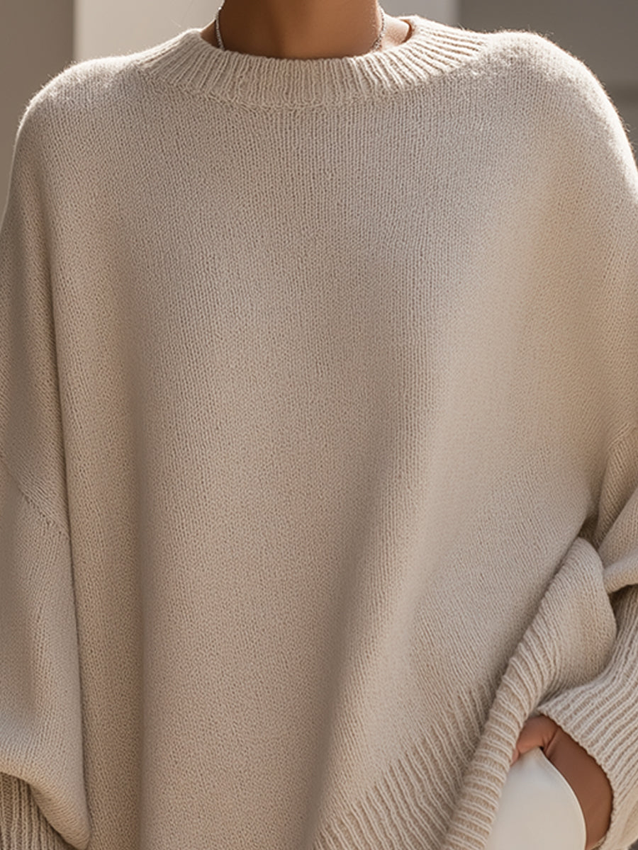 Jeanne | Pull oversize femme à la coupe fluide
