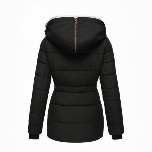 Alisson | Manteau d'hiver doublure effet fourrure