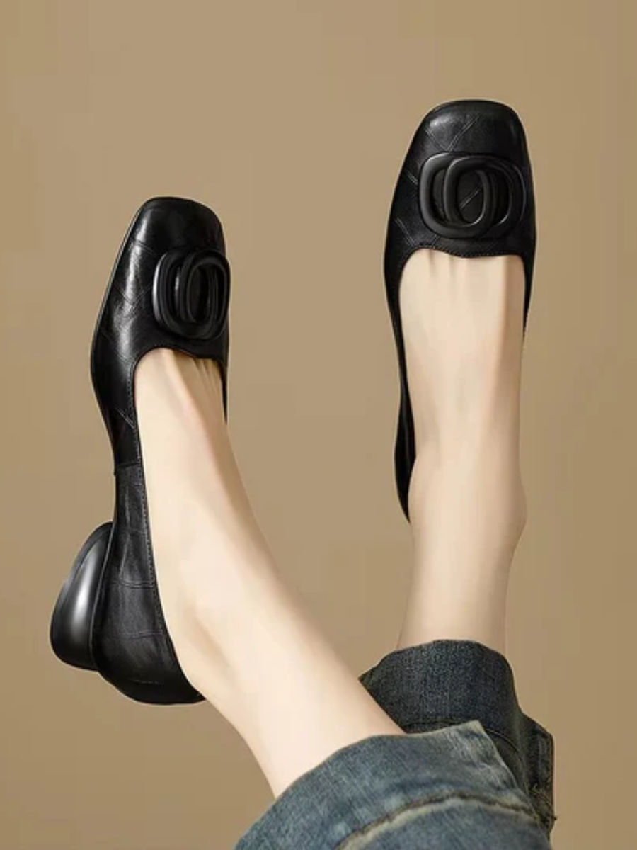 Inès | Ballerines bout carré