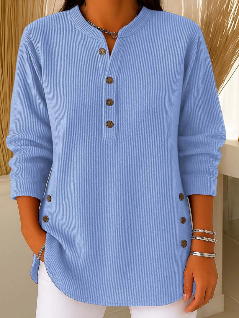 Neva™ | Tunique à Boutons Henley