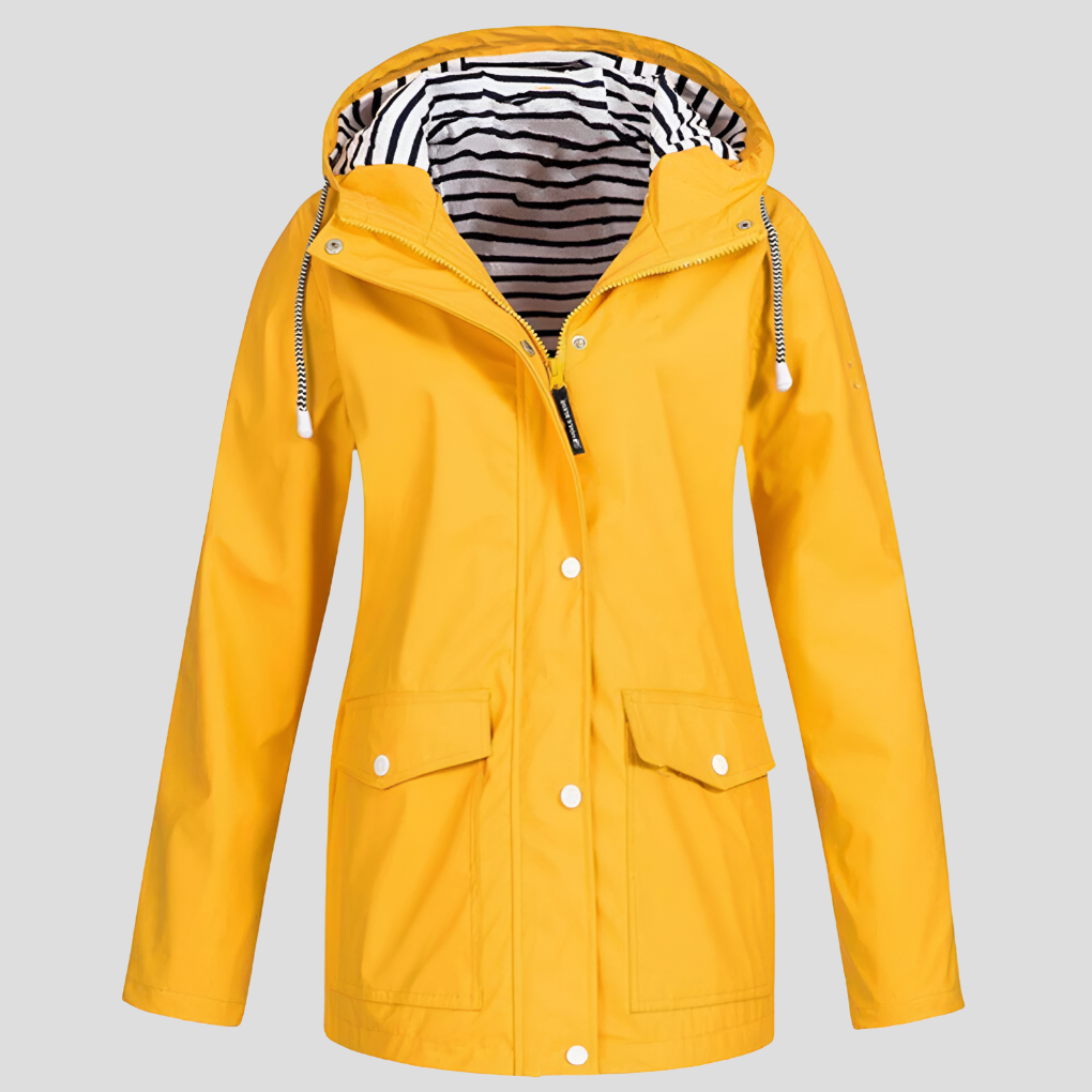 Veste imperméable et coupe-vent isolée pour femme