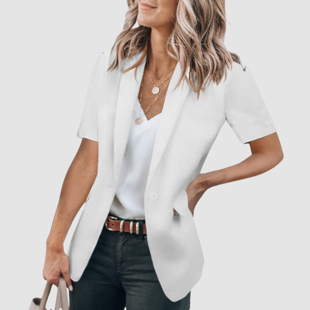 Dollie™ Blazer Moderne à Manches Courtes