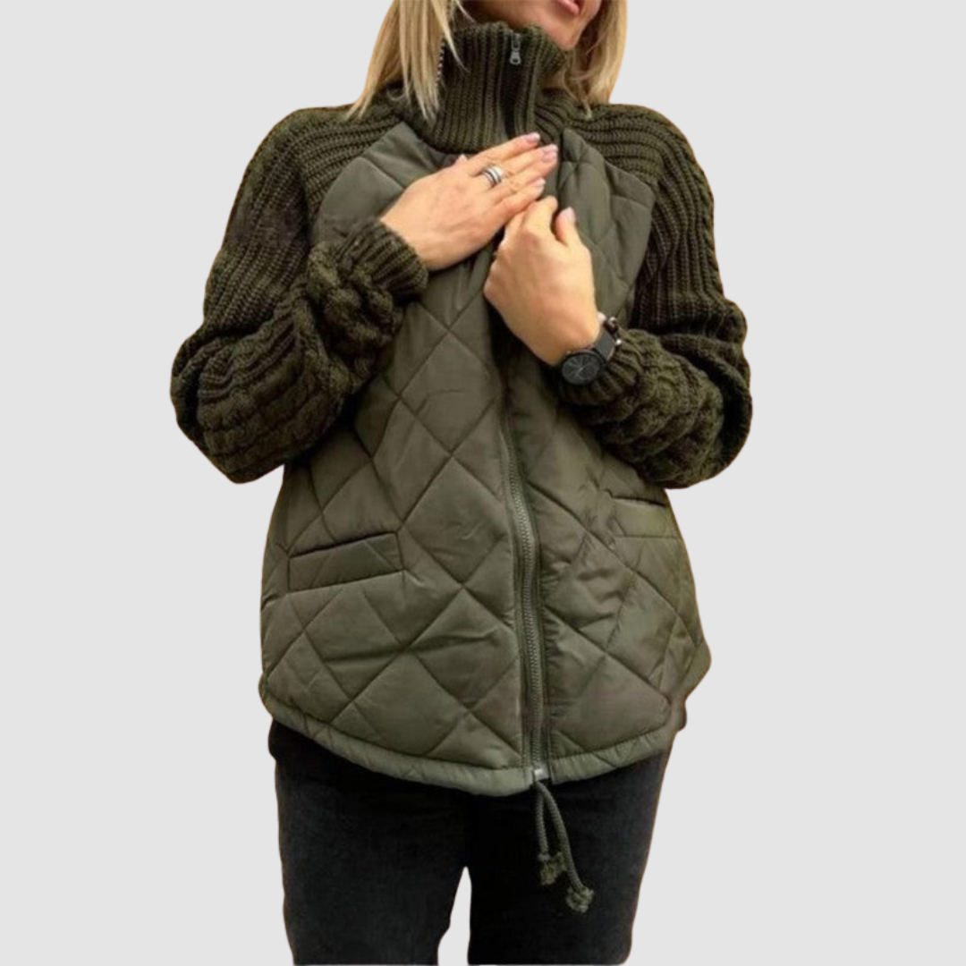 Veste en Duvet Patchwork en Laine Carina™