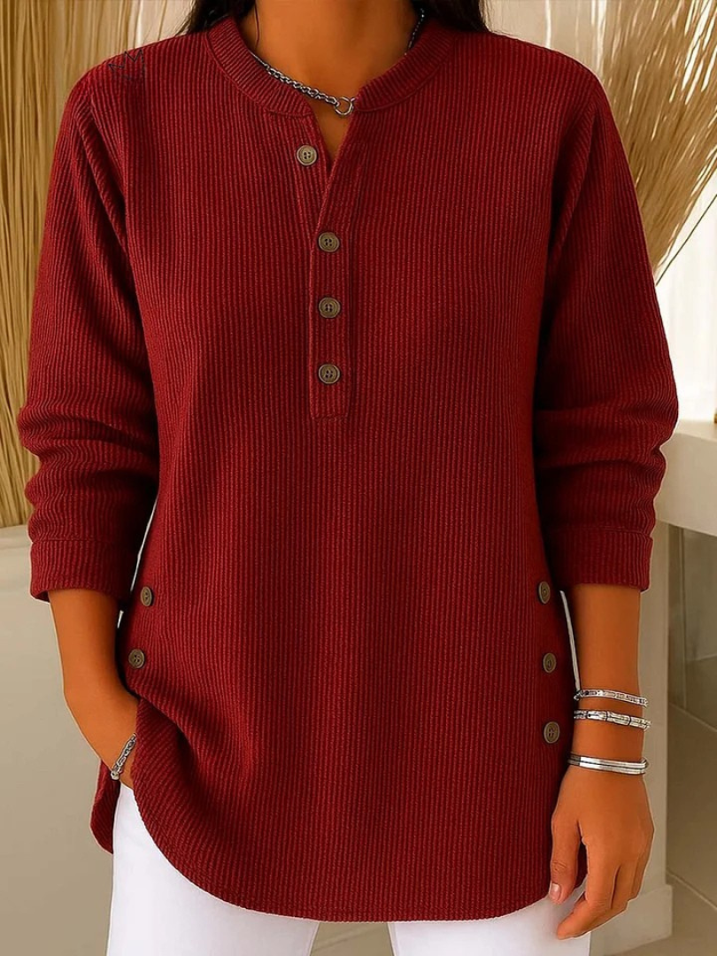 Neva™ | Tunique à Boutons Henley