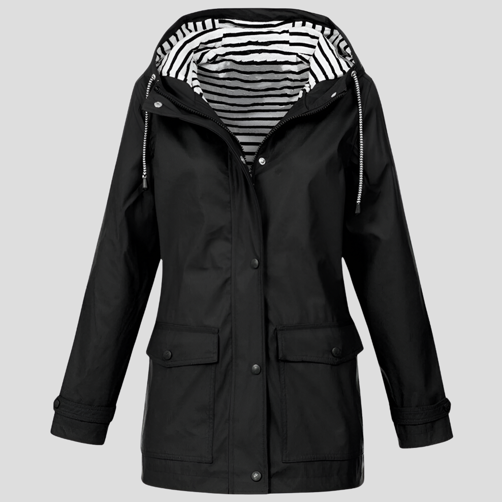 Veste imperméable et coupe-vent isolée pour femme
