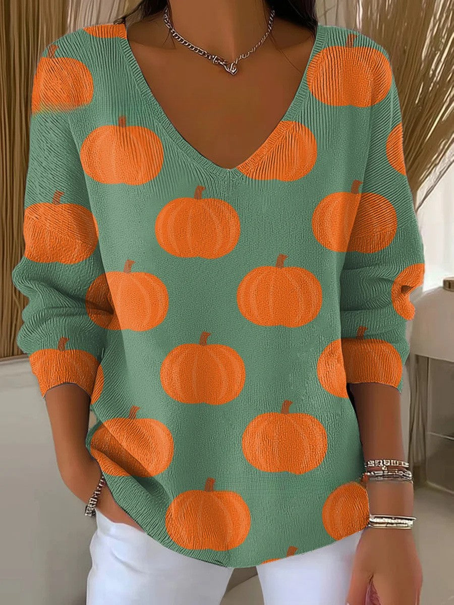Ombeline | Pull en maille col V