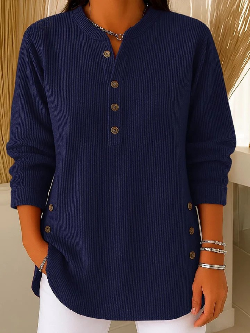 Neva™ | Tunique à Boutons Henley