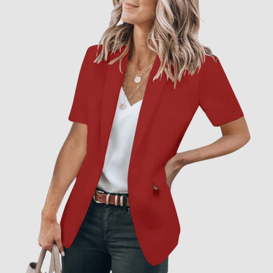 Dollie™ Blazer Moderne à Manches Courtes