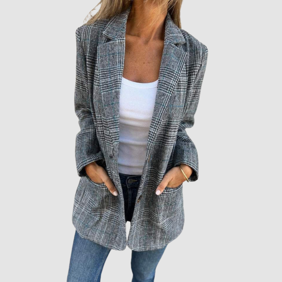 Isabel™ Veste d'Hiver Élegante à Carreaux