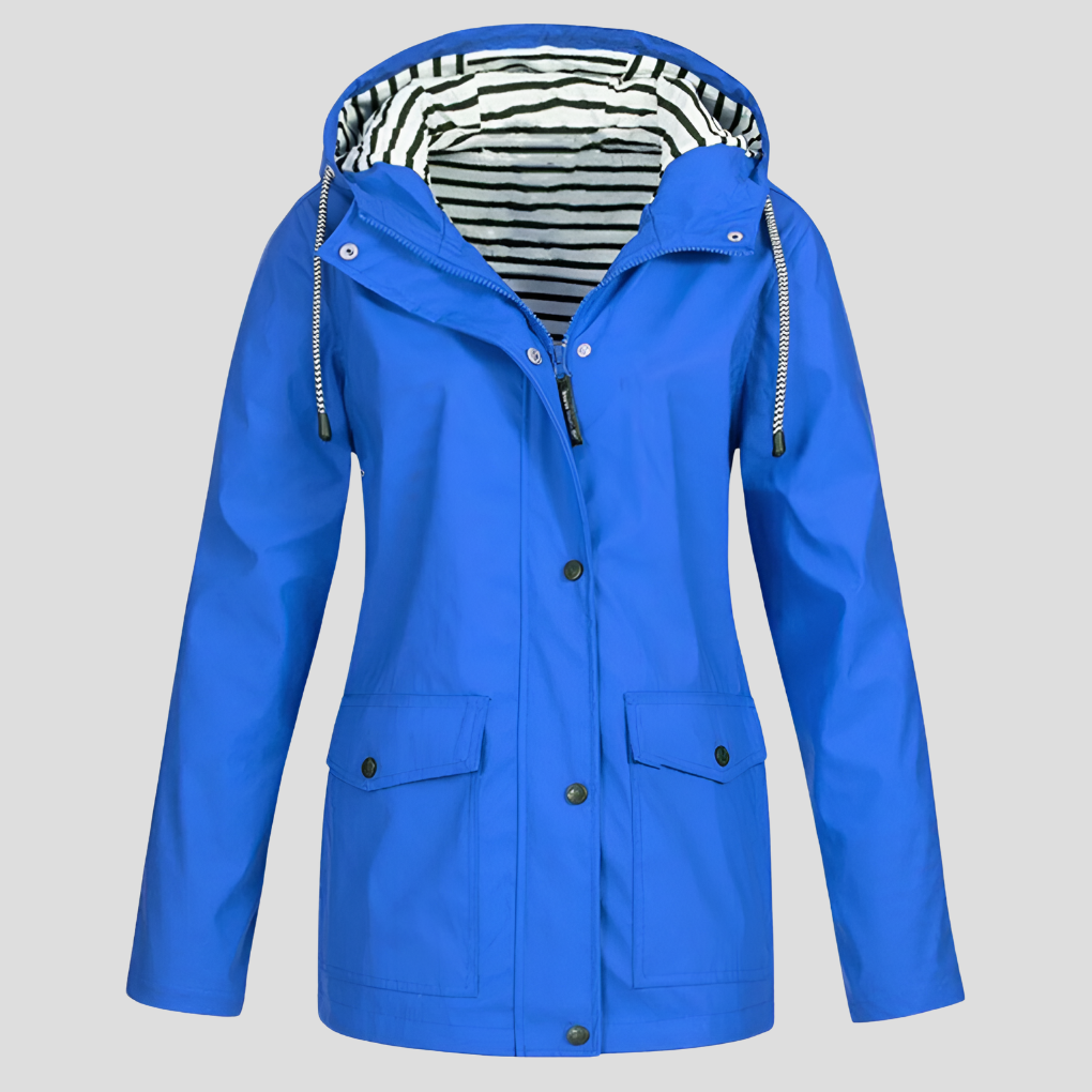 Veste imperméable et coupe-vent isolée pour femme