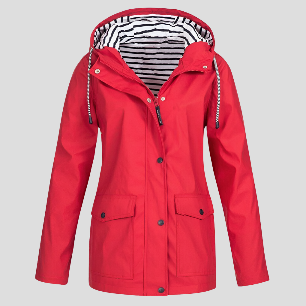 Veste imperméable et coupe-vent isolée pour femme