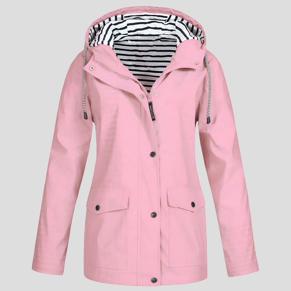 Veste imperméable et coupe-vent isolée pour femme