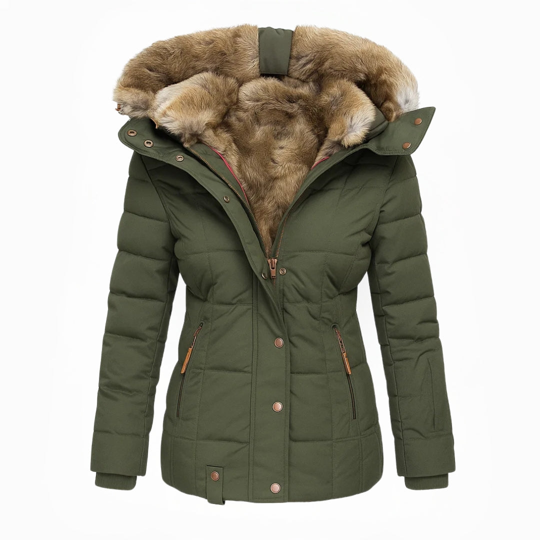 Manteau d'Hiver Alisson™ avec Doublure en Fourrure