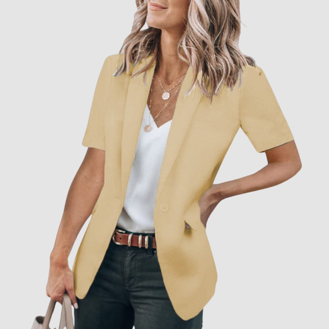 Dollie™ Blazer Moderne à Manches Courtes