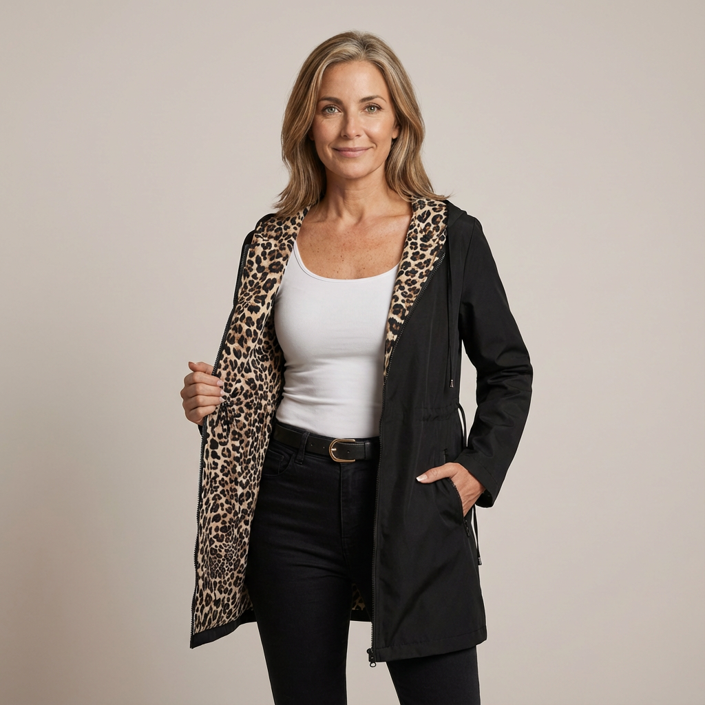 Manteau à Capuche Réversible Nikkie™