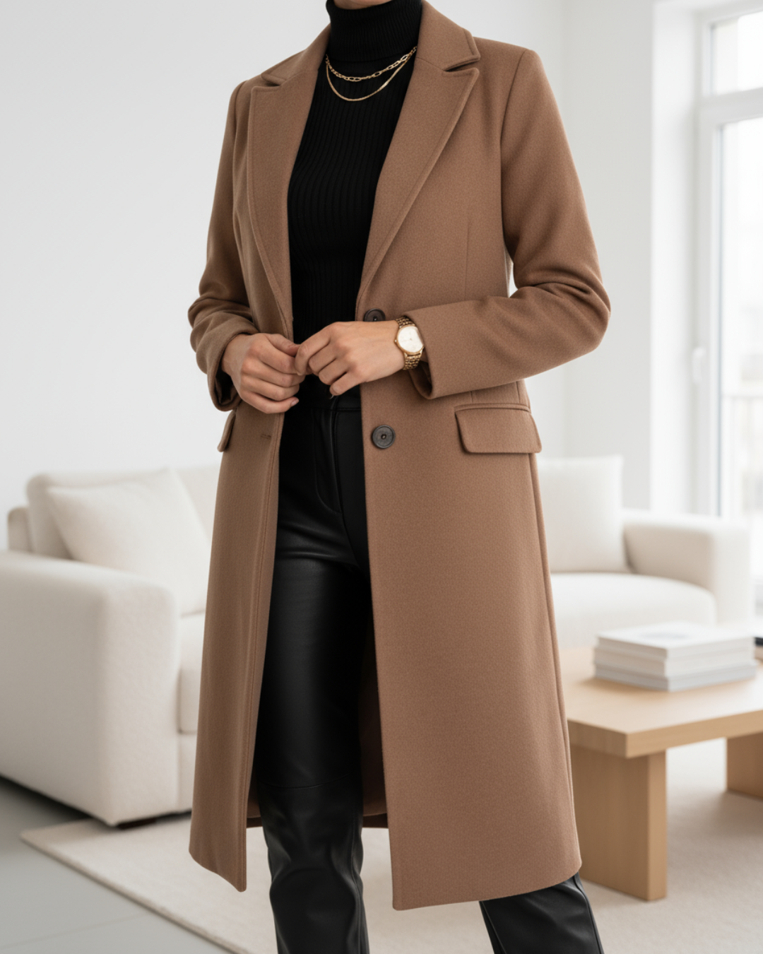 Manteau Long Élégant Anastacia™
