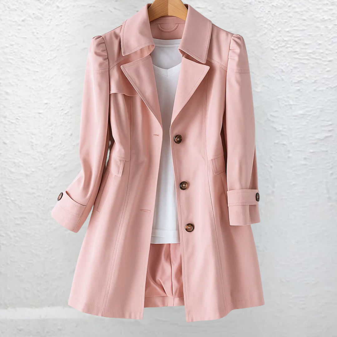 Juliette™ | Manteau Trench Classique à Boutons