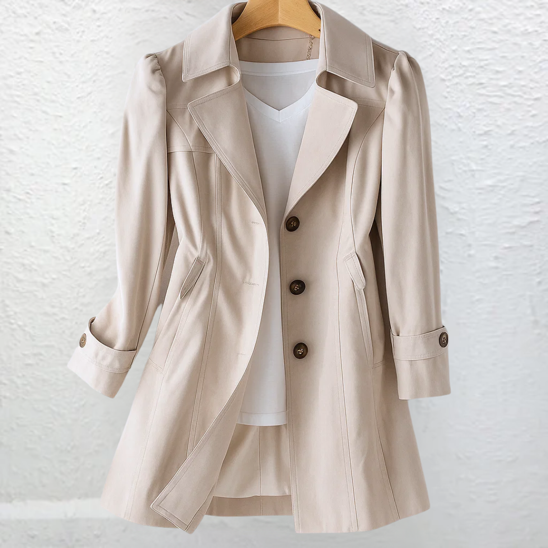 Juliette™ | Manteau Trench Classique à Boutons