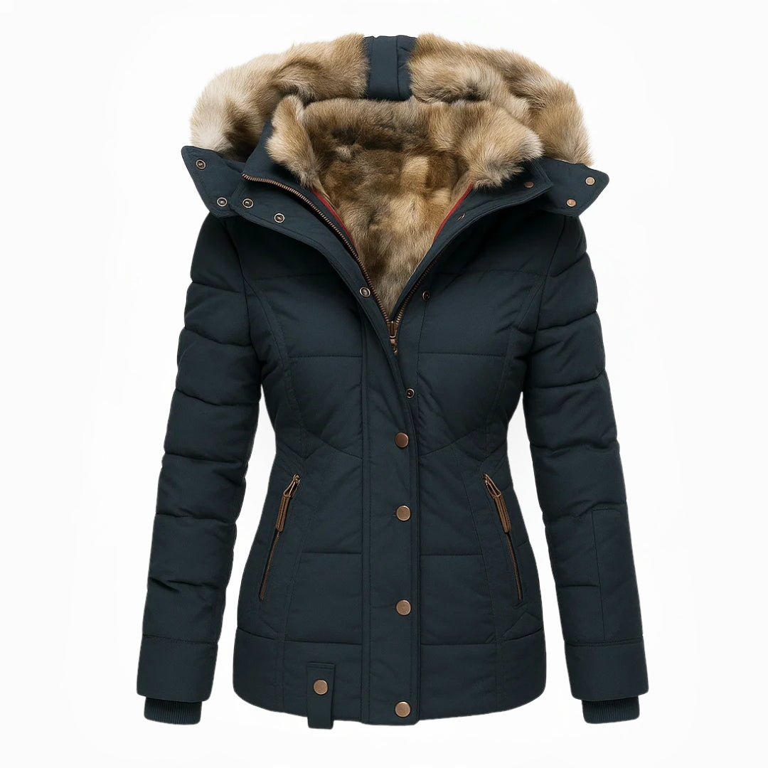 Manteau d'Hiver Alisson™ avec Doublure en Fourrure