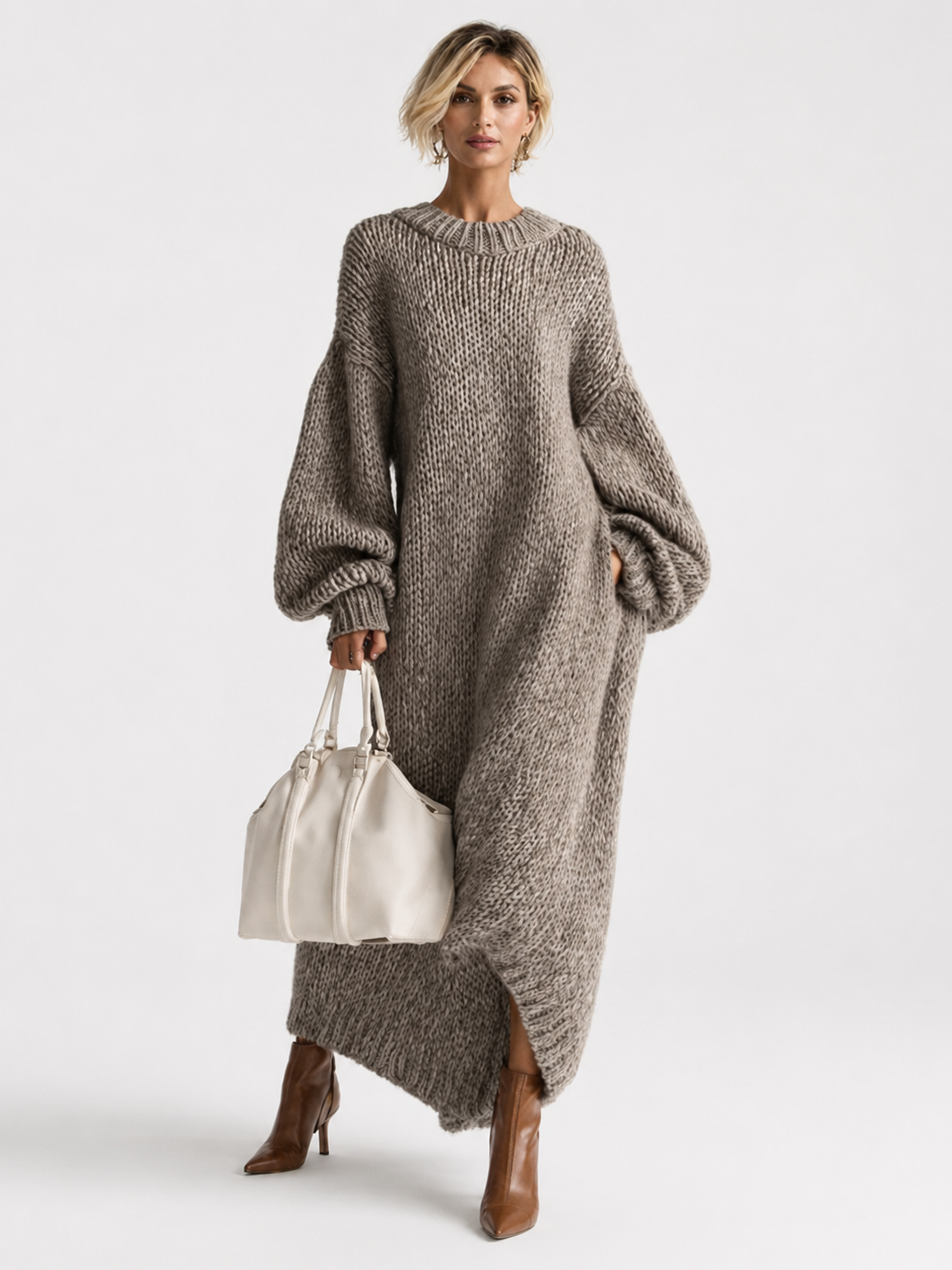 Valeria | Robe pull longue oversize
