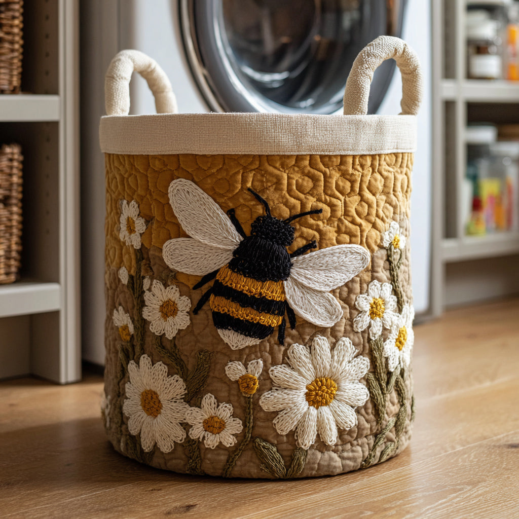 Honey | Panier à linge abeille
