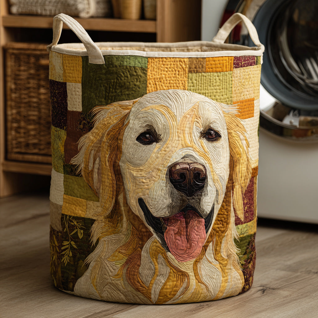 Sunny | Panier à linge golden retriever