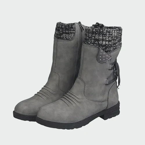 Bottines élégantes effet daim