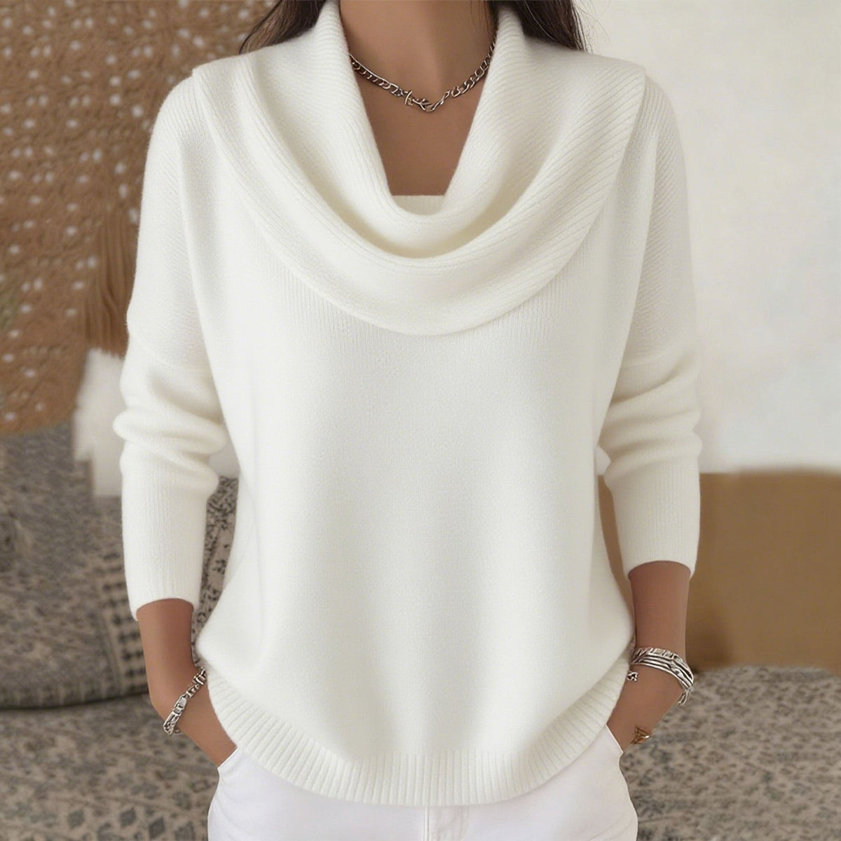 Juliette™ | Pull à Col Châle