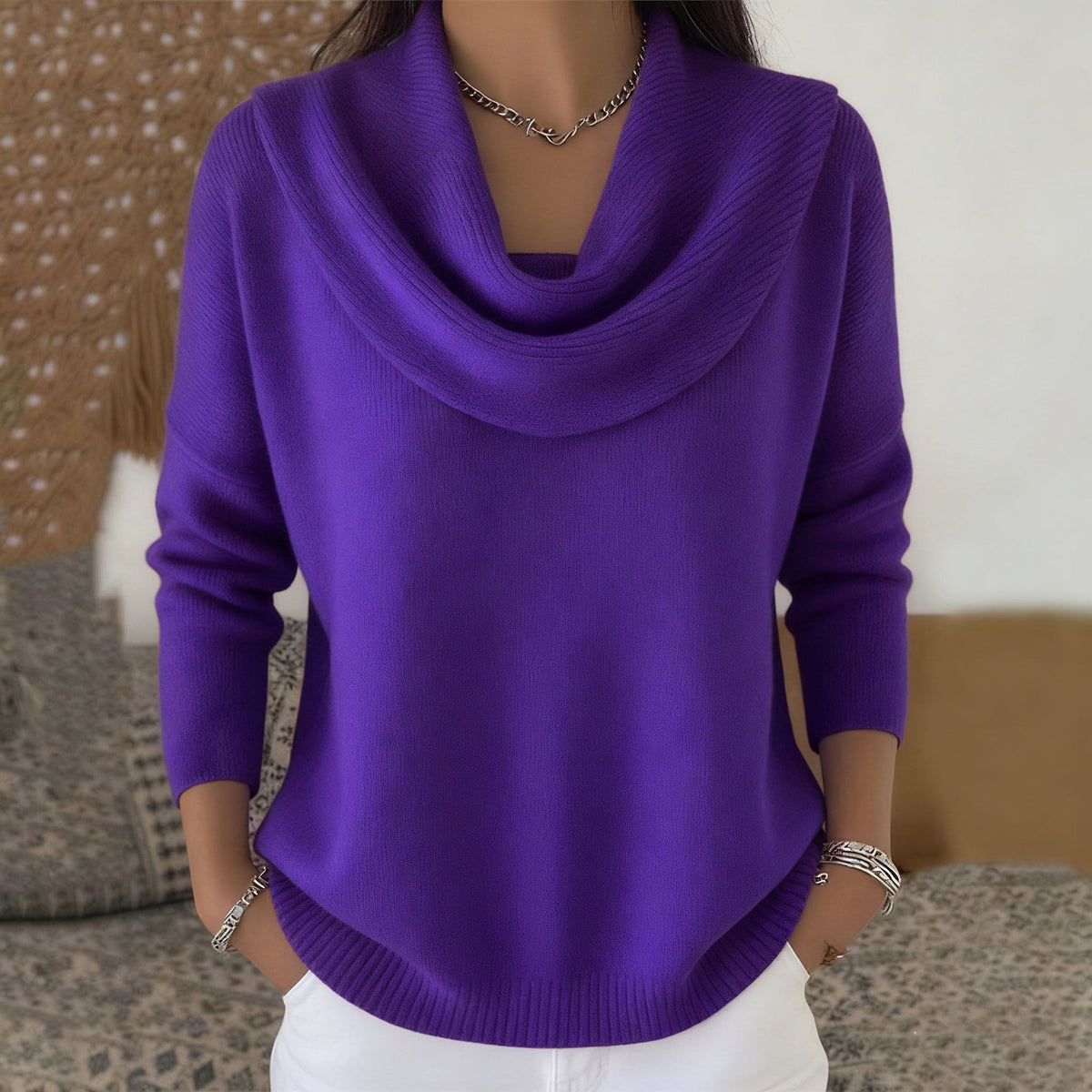 Juliette™ | Pull à Col Châle