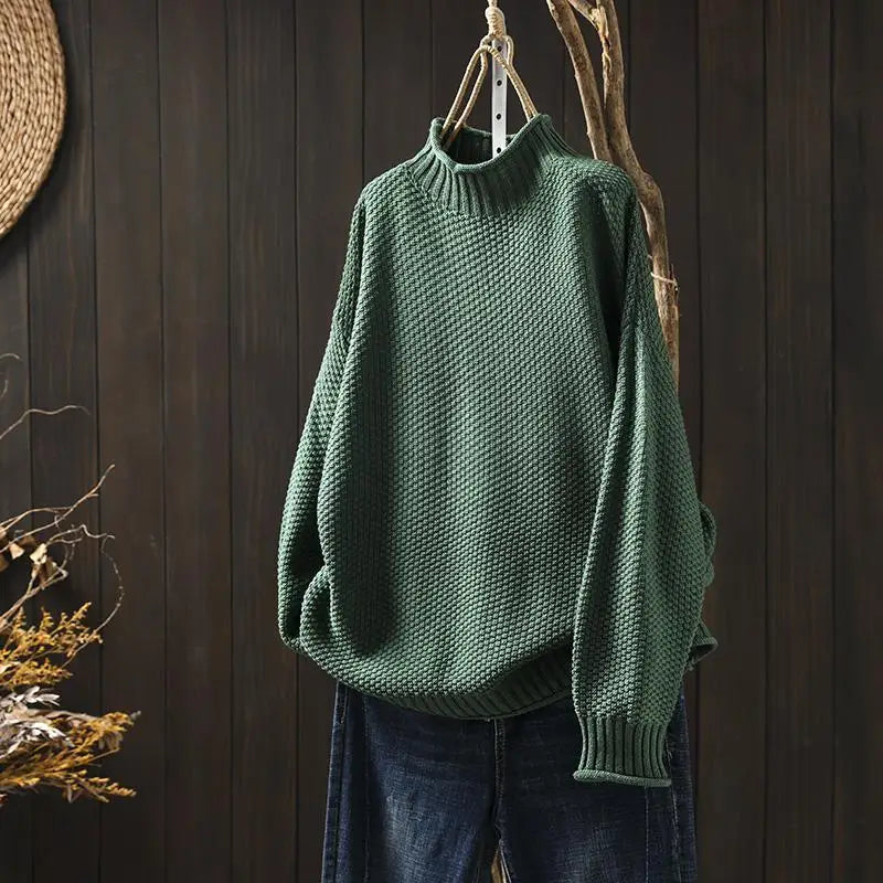 Bertha | Pull ample à col montant