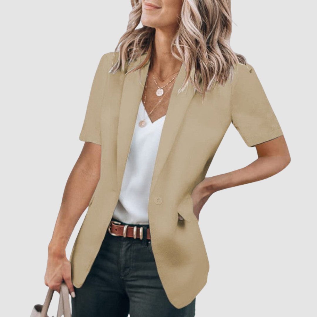 Dollie™ Blazer Moderne à Manches Courtes