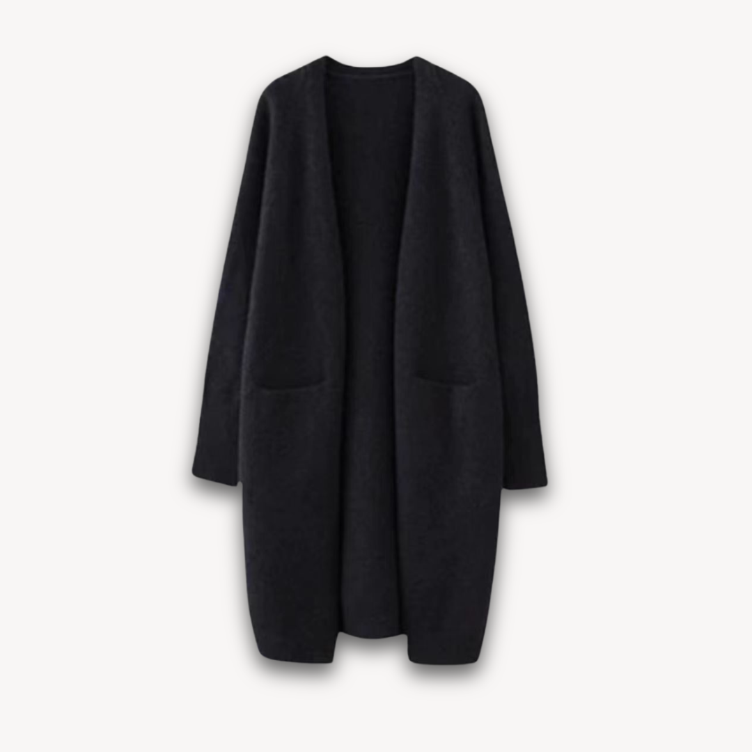 Cadence | Long cardigan ouvert de printemps