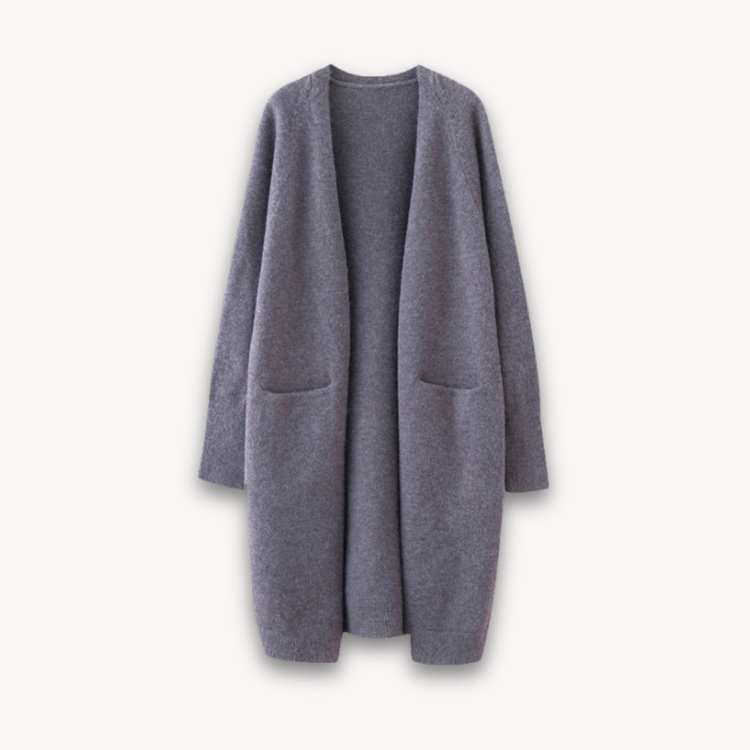Cadence | Long cardigan ouvert de printemps