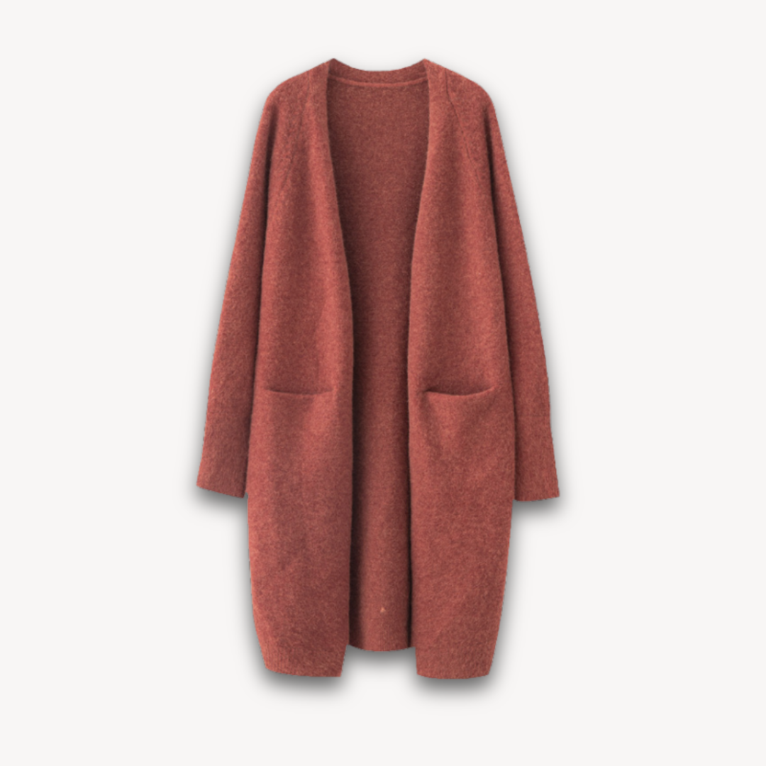 Cadence | Long cardigan ouvert de printemps