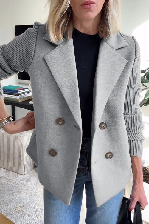 Kristiana™ Blazer Tricoté Élégant