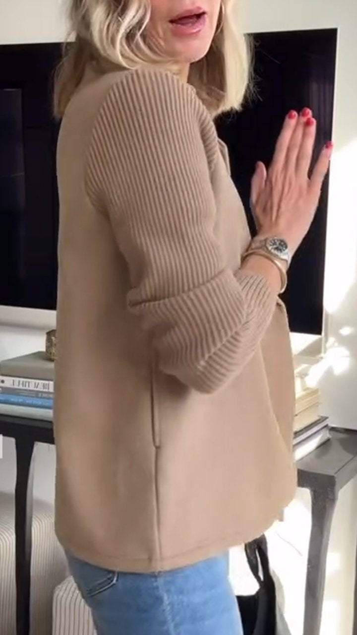 Kristiana™ Blazer Tricoté Élégant