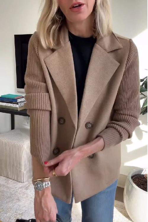 Kristiana™ Blazer Tricoté Élégant