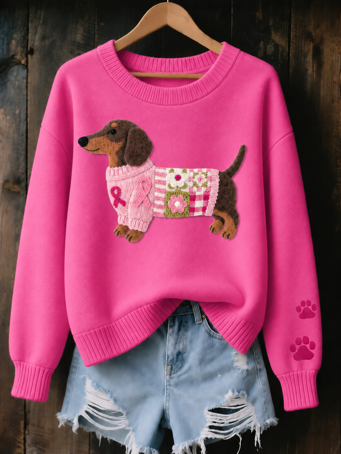 Myron | Pull à motif teckel