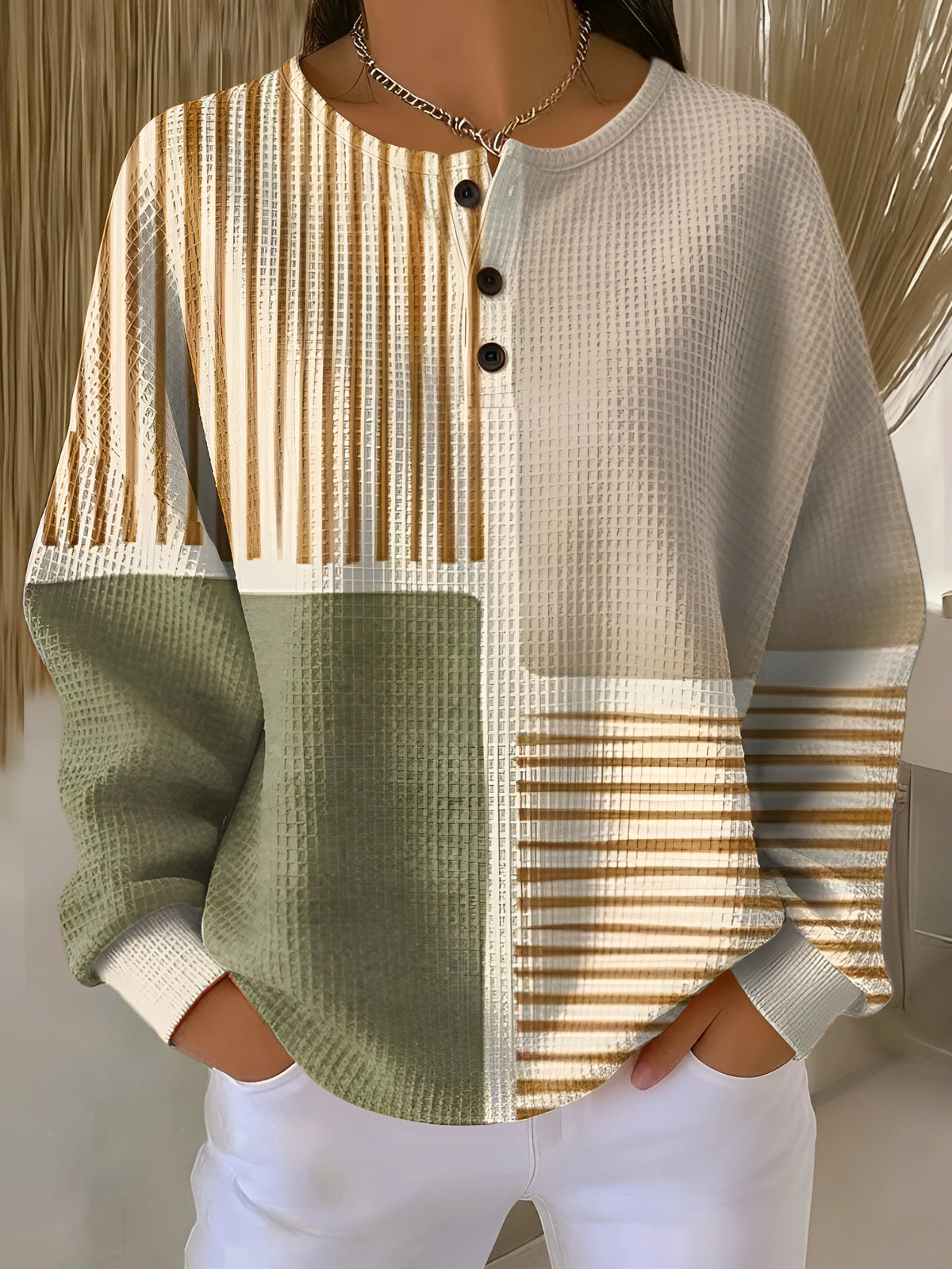 Luna | Pull gaufré douillet