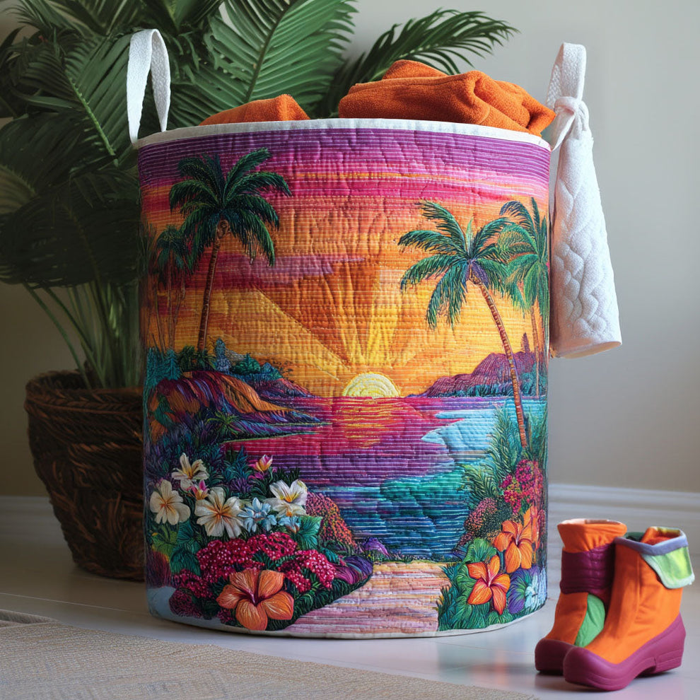 Sunwave | Panier à linge soleil couchant