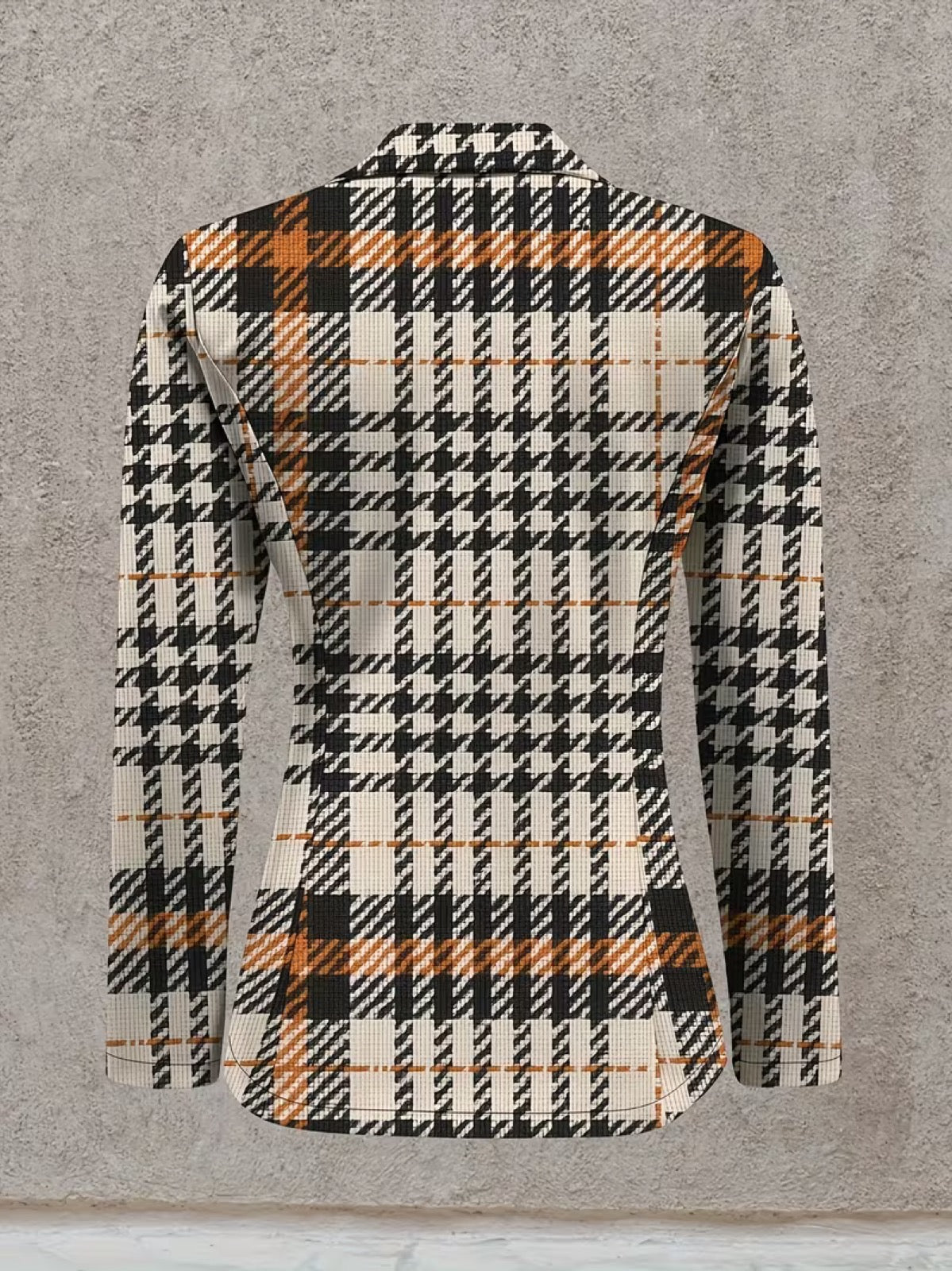 Ghislaine | Blazer cintré pied-de-poule