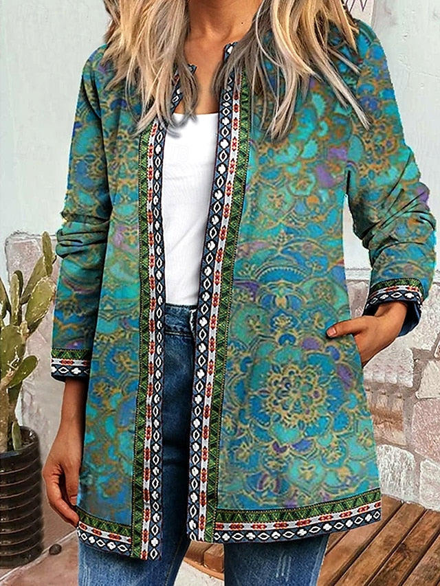 Briony™ | Veste Matelassée en Patchwork Floral