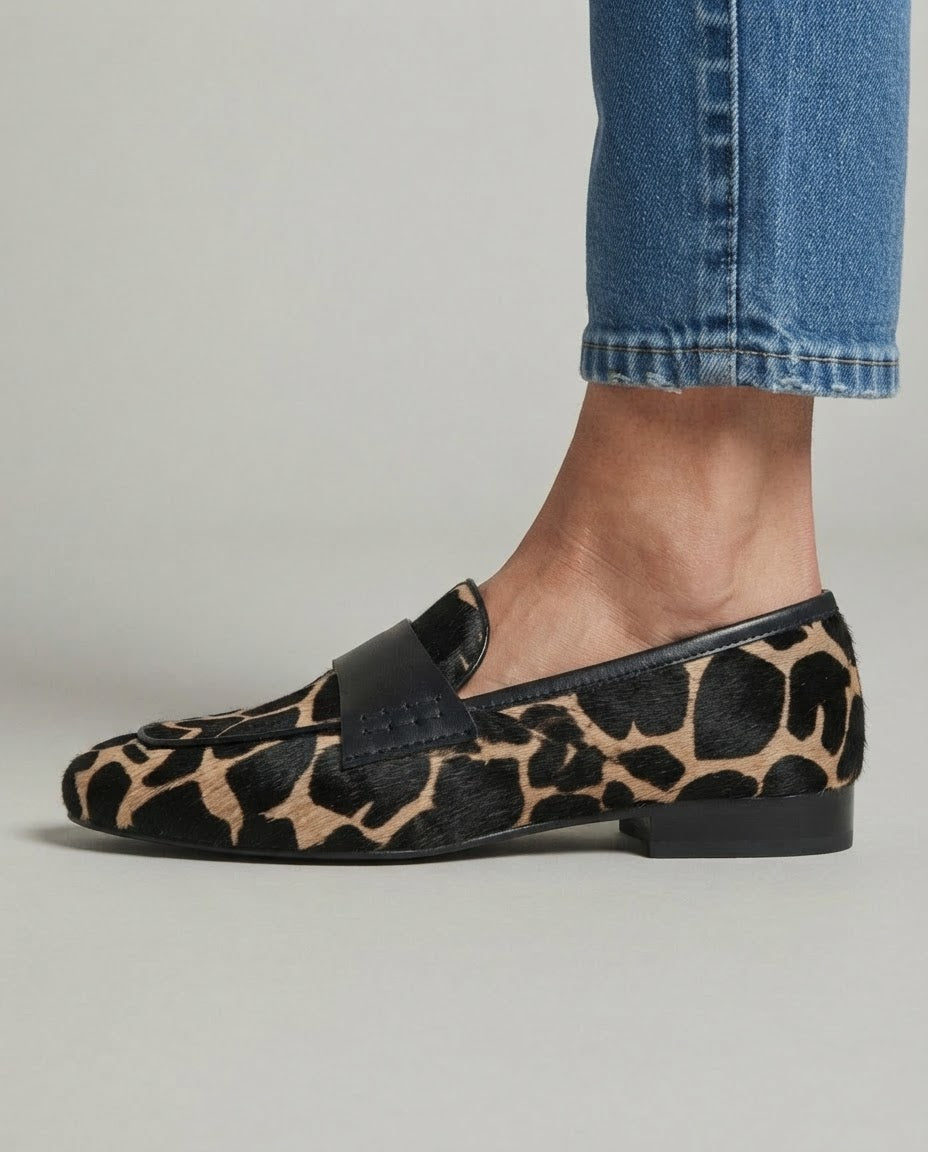Giulia | Mocassins imprimé girafe