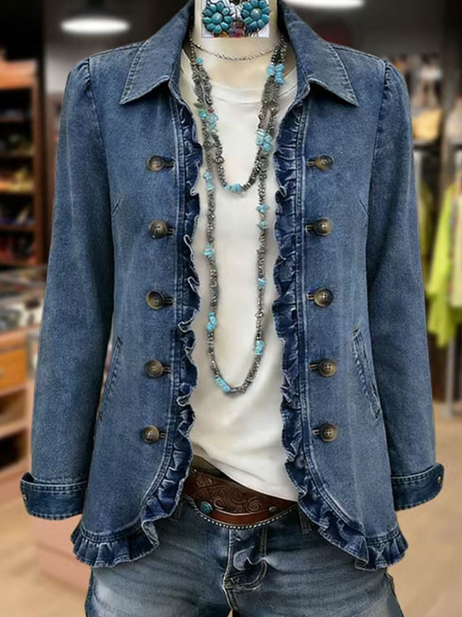 Modeste | Veste à volants