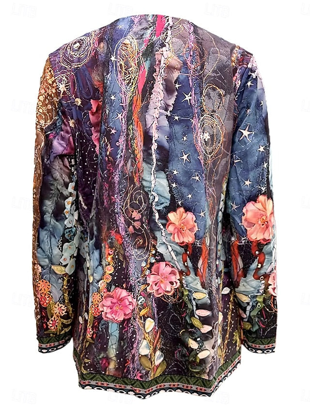 Briony™ | Veste Matelassée en Patchwork Floral