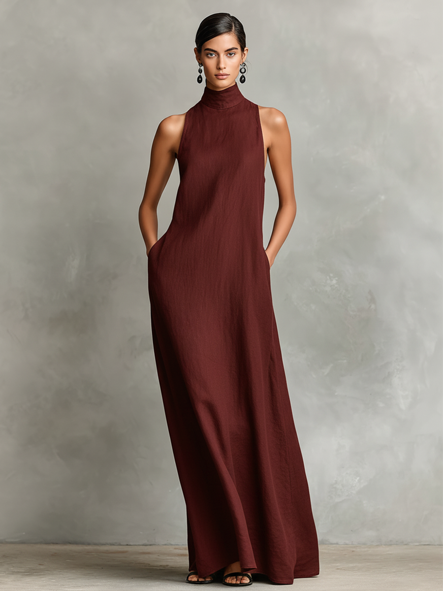 Robe Fiora Longue Minimaliste
